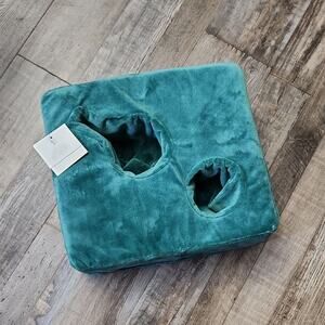 Sofa Buddy Green Cup & Snack Holder Couch Caddy Two Openings Chip Holder Remote